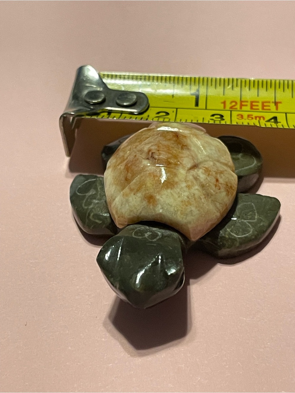 Ecuador Stone Miniature Turtle Figurine - Picture 6 of 9